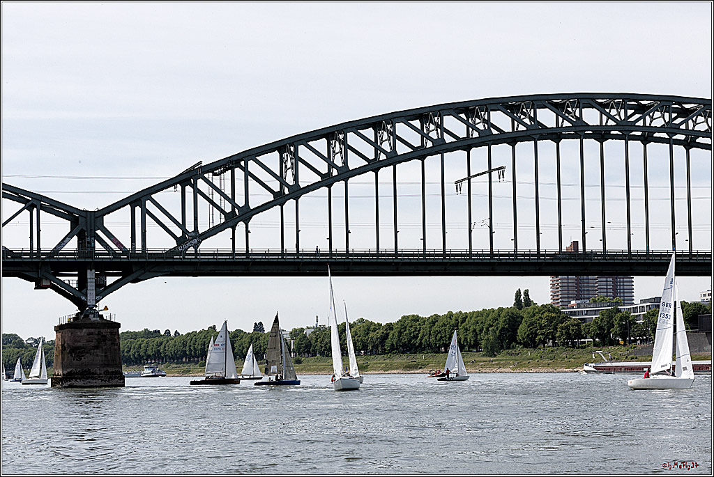 100 Jahre Rheinwoche 2022 - 1. Wettfahrt Porz - Hitdorf, 03.06.2022,